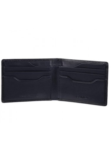 Calvin Klein Men's RFID Blocking Leather Bifold Wallet - Navy